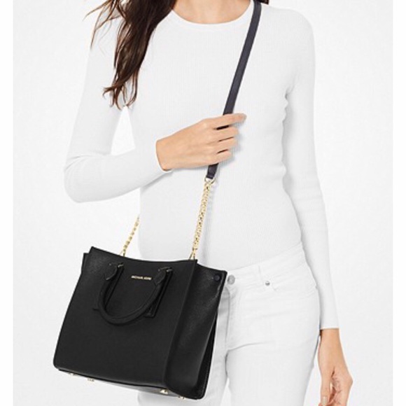 top zip satchel